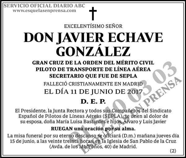 Javier Echave González